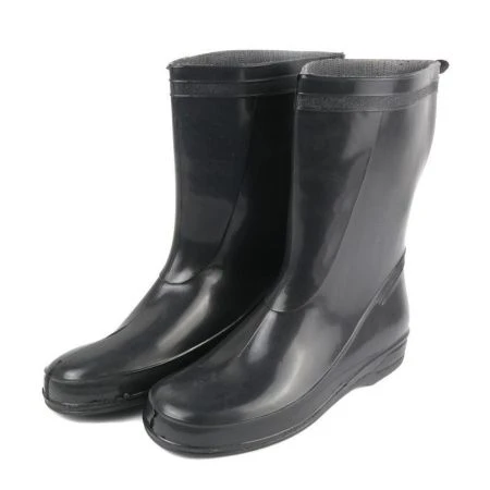 Сапоги резиновые 38 размер без утеплителя чёрные женские (12)