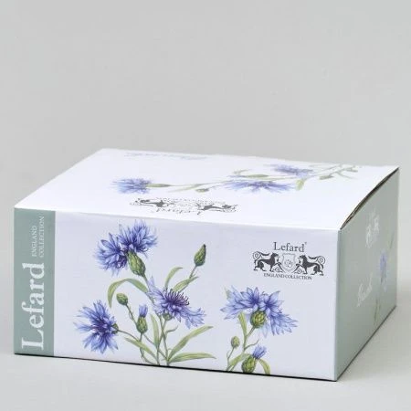 Чайный набор 2пр фарфор ВАСИЛЬКИ на 1 персону 330мл (18)