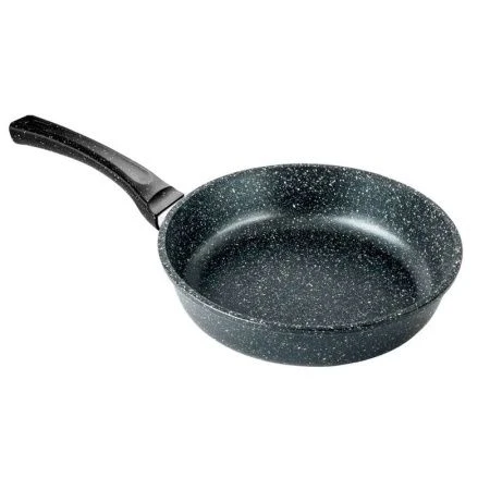 Сковорода 20см h5,1см алюминий АП Гранит индукция без крышки, с несъемной пласт.ручкой (4)