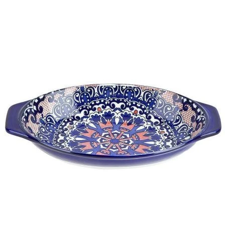 Блюдо шубница 27,5*17*5см фарфор Arabesque синий (24) ВЫВОД