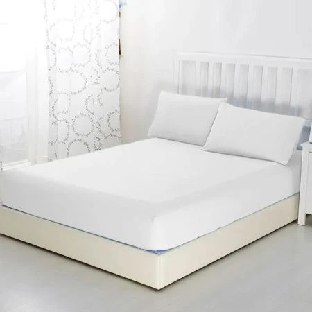 Простыня на резинке 120*200*20 трикотаж Белый