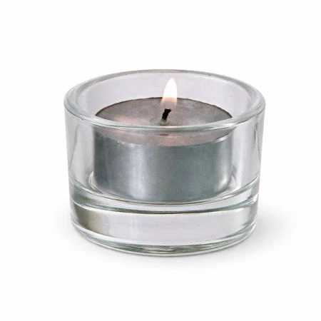 Подсвечник h3,2см d5см стекло САНТА (108/36)