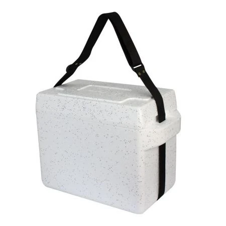 Термобокс полистирол 14л Icetime белый/мрамор (6)