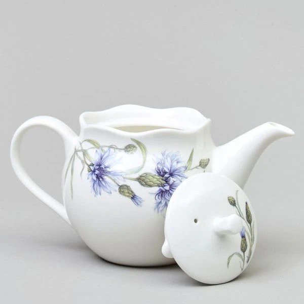 Чайник заварочный 500мл керамика ВАСИЛЬКИ (24)