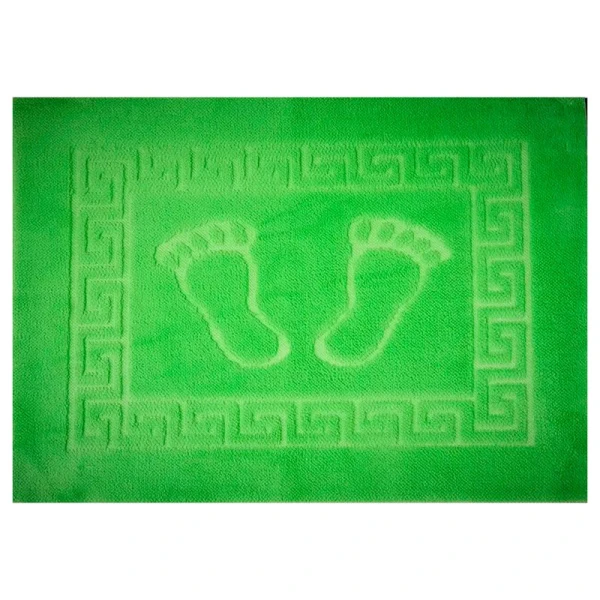 Коврик в ванную 50*70см полипропилен FOOT светло-зеленый DR-62011