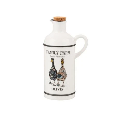 Бутылка для масла 430мл фарфор Family Farm (32)