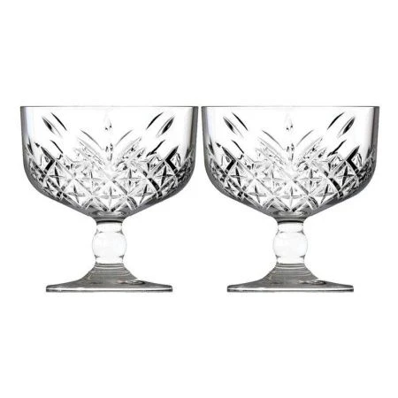 Креманки набор 2шт 260мл h10см стекло ТАЙМЛЕСС  (12)