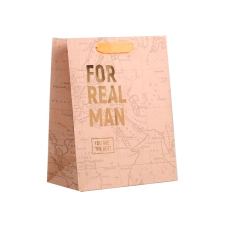 Пакет крафт 18*23*10см вертикальный For real man (1/450) Пакет крафт 18*23*10см вертикальный For real man (1/450)