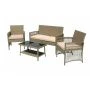 Набор мебели иск.ротанг Лондон (диван, 2 кресла, стол) серый, серо-бежевый GS9026 (1)