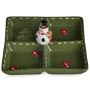 Менажница 4 секции 19*19*9,5см керамика Christmas Gift (18)