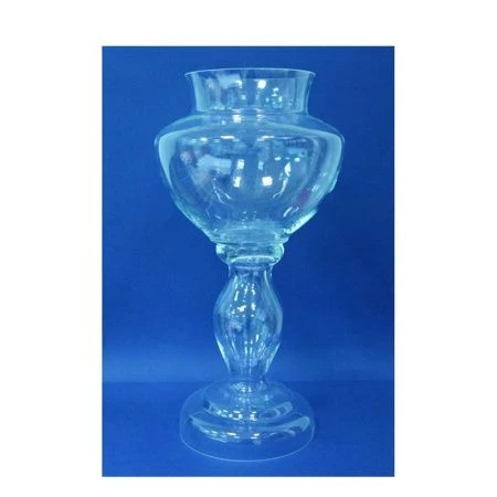 Ваза для цветов h60см стекло ТЕРЕЗА на ножке большая (1)