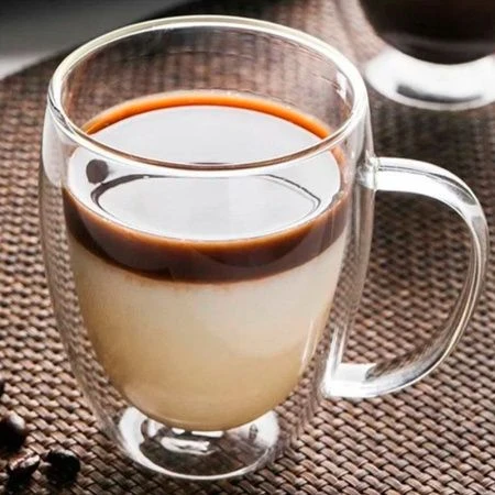 Кружка с двойным дном 450мл стекло XA-228-10 (80)