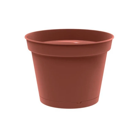 Горшок для цветов 10,7л 310мм пластик Mint с поддоном терракотовый (14) 221612232/01