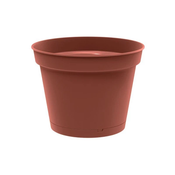 Горшок для цветов 10,7л 310мм пластик Mint с поддоном терракотовый (14) 221612232/01