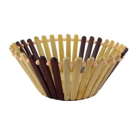 Сухарница круглая бамбук 12,2см 9,5*22см JC-7919/д122 (150)