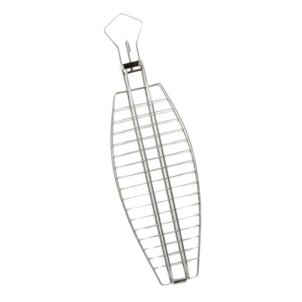 Решетка-гриль для рыбы 15*36*3см нерж.сталь к тандырам Атаман, Есаул, Скиф (1)