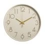 Часы настенные 30см пластик РУБИН Классика бежевый (10)