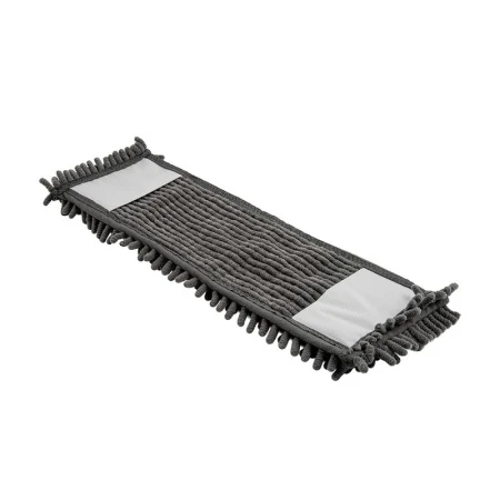 Насадка для швабры плоская 440*130*10мм микрофибра ЭКСТРА серый (20)