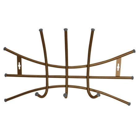 яяяВешалка 3 крючка настенная Ника-Премиум ВНП2 495*285*85мм медный антик (5)