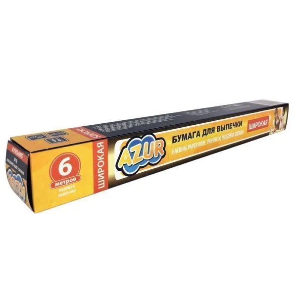 Бумага для выпечки 0,38*6м широкая в коробке (20)