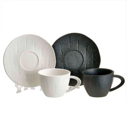 Чайный набор 4пр фарфор FLAT WHITE collection на 2 персоны 200мл подар.уп. AK4-0001 (12)