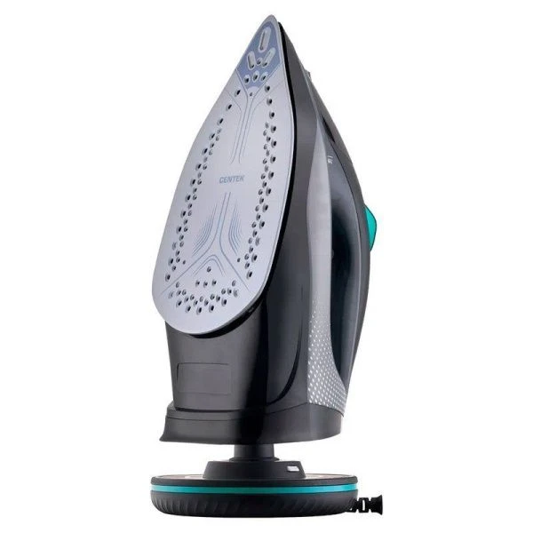 Утюг пластик Centek CT-3302 3300Вт беспроводной, керам.подошва, Капля-стоп, подзарядка (6)