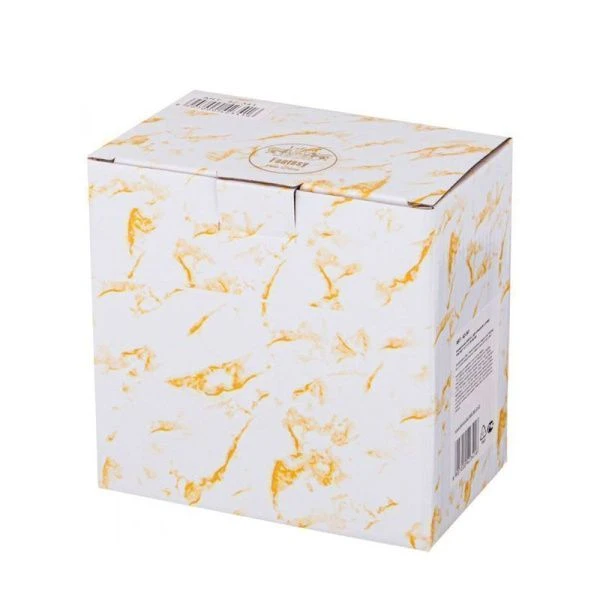 Банка для сыпучих продуктов 600мл 13,5*7,5см фарфор Fantasy с дер.крышкой (24)