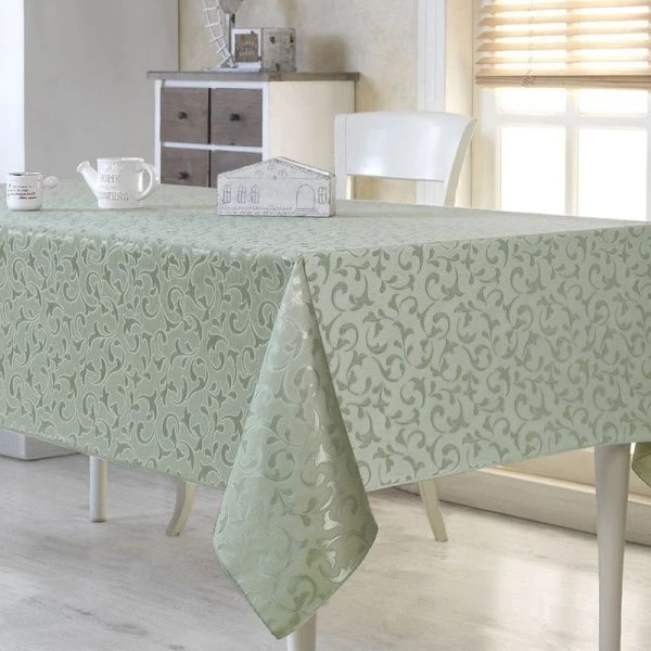 Скатерть 160*300см жаккард Karna NEYBA (Ментол)