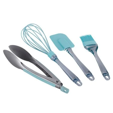 Набор кухонных пренадлежностей 4пр. силикон/нерж.сталь Silicone
