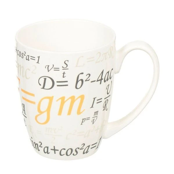 Кружка 390мл фарфор ФОРМУЛЫ бочка BRJD073-698 (48)