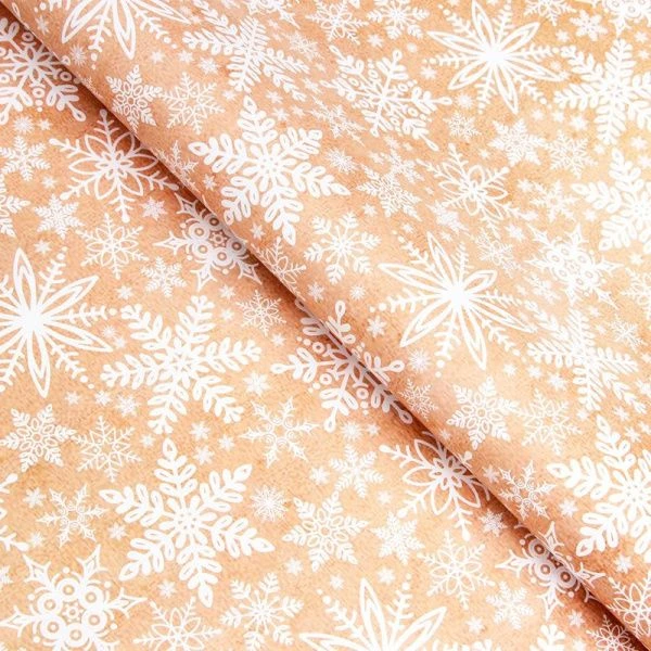 Бумага упаковочная новогодняя глянцевая 70*100см Совушки двусторонняя (10) Бумага упаковочная новогодняя глянцевая 70*100см Совушки двусторонняя (10)