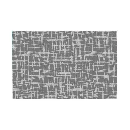 Циновка 50*80см полипропилен/хлопок ЭКО ЛЮКС серый (10)
