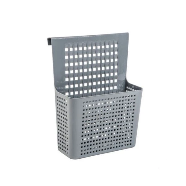 Контейнер навесной на дверцу 245*90*310мм пластик ЛОФТ серый (20)