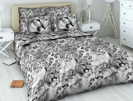 КПБ семейный Василиса 203/220 (бязь, нав.70*70) РБ (Самоная) рис 4237 вид 1