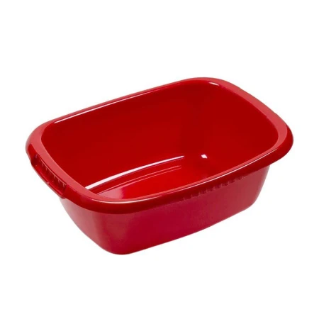 Таз 11л пластик ВОДОЛЕЙ красный прямоугольный С621 (18)