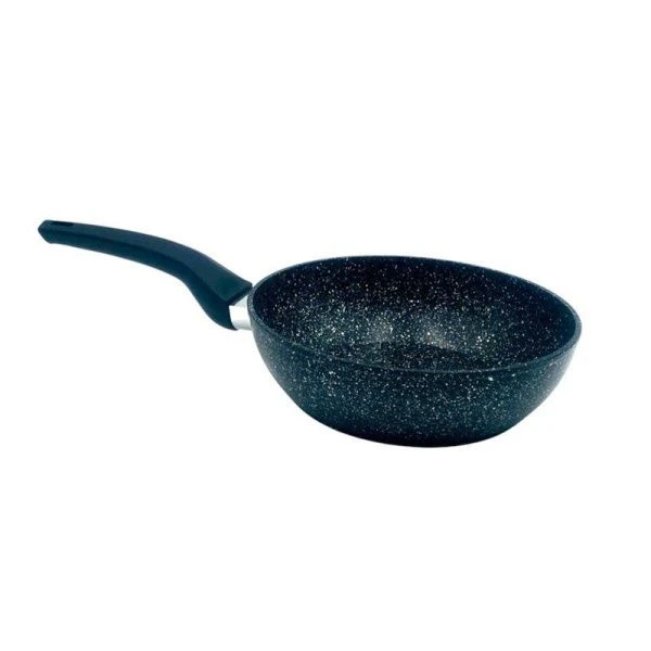 Сковорода 22см h6см алюминий АП ГРАНИТ ИНДУКЦИЯ M со стекл.крышкой и несъемной ручкой soft touch RG5S (4)