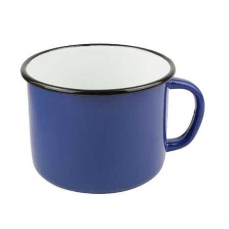 Кружка 1л эмаль без рисунка синяя С-0107/3СН (8)