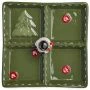 Менажница 4 секции 19*19*9,5см керамика Christmas Gift (18)