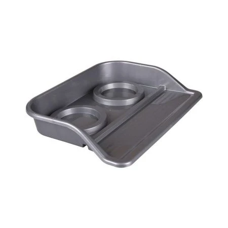 Миска для животных 2шт 300мл 296*410*60мм пластик с лотком (12)