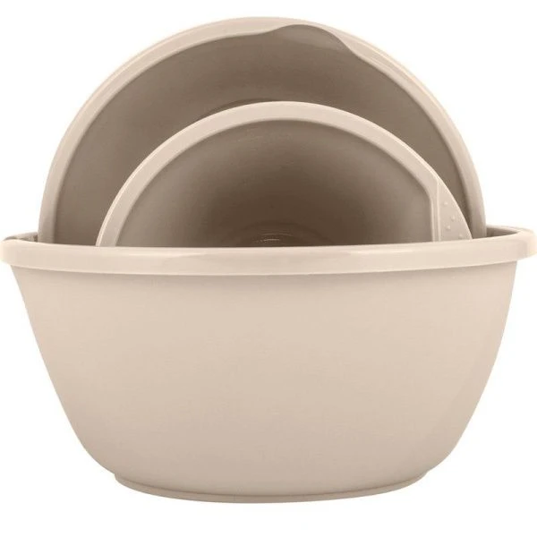 Миска 2,6л пластик Sugar&Spice Honey с крышкой латте (13)