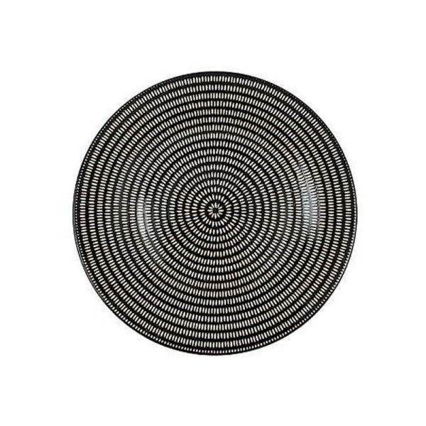 Тарелка мелкая 22,5см фарфор ЗАТМЕНИЕ круглая (12/48)