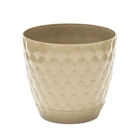Кашпо 5,6л пластик КАНТРИ бежевый 6981(24)