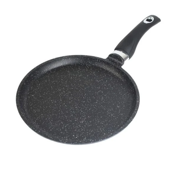 Сковорода блинная 22см алюминий АП Granit Perfection black с несъемной ручкой (12)