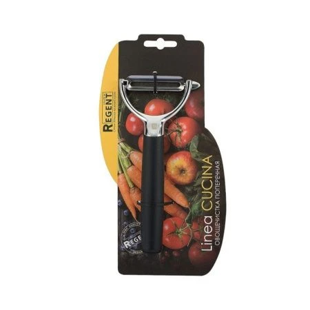 Овощечистка поперечная 15*7см нерж.сталь Linea CUCINA 76-0205