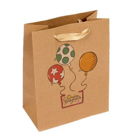 Пакет крафт 18*23*10см Шарики 12/A108002 (12/288)