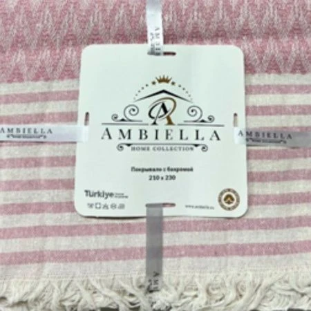 Покрывало жаккард 210*230 (+/- 5см) FAMILY в коробке, фиолетовый