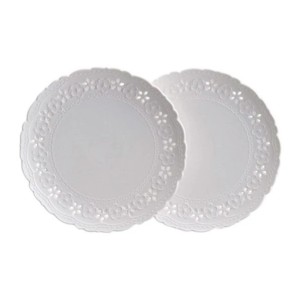 Тарелки мелкие набор 2шт 25*2,5см фарфор Style обеденные (12)