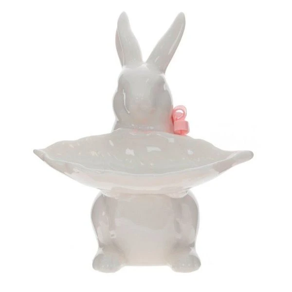 Конфетница фарфор Заяц 14,5*12*18см (24)