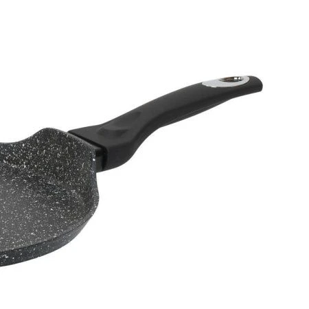 Сковорода блинная 24см h1,8см кованый алюминий АП 4-х слойное ANTLIA черный гранит индукция (6)