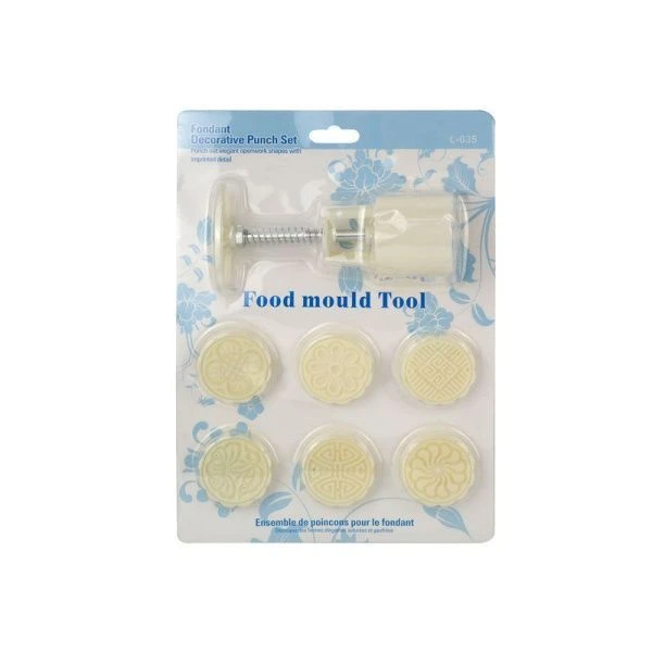 Формочки для печенья набор 28*20*6см пластик цвета микс 6245 (90)